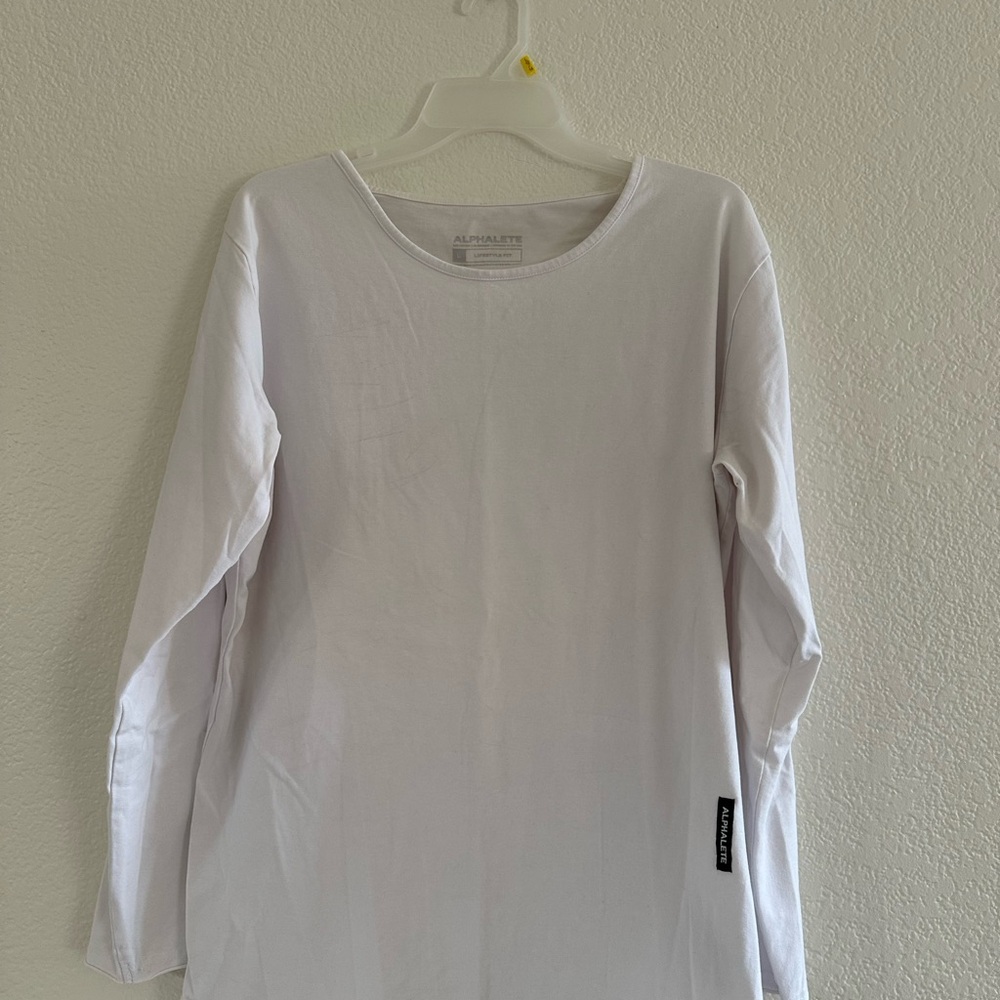 Alphalete Lifestyle Fit White Tee